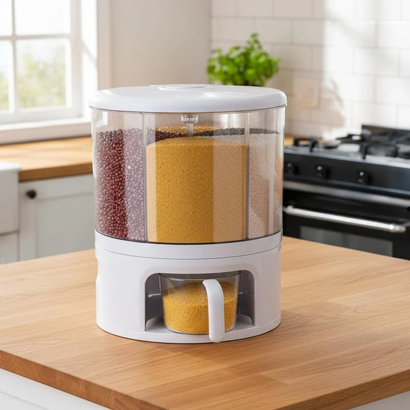 Laxis SpinServe Transparent Polypropylene Container - 10 L